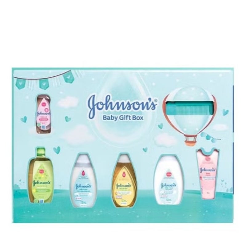 Johnson's Baby Gift Set for Children (Oil + Shampoo + Lotion + Cream + Cologne) - Image 3